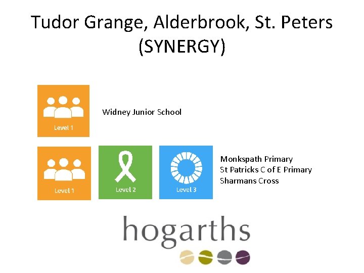 Tudor Grange, Alderbrook, St. Peters (SYNERGY) Widney Junior School Monkspath Primary St Patricks C