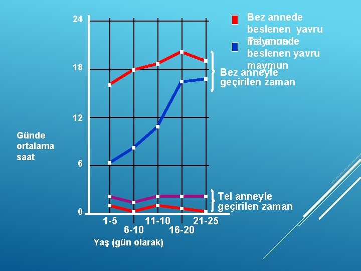 24 18 . . . . 12 Günde ortalama saat . 6 0 Bez