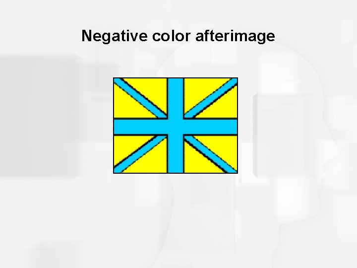 Negative color afterimage 
