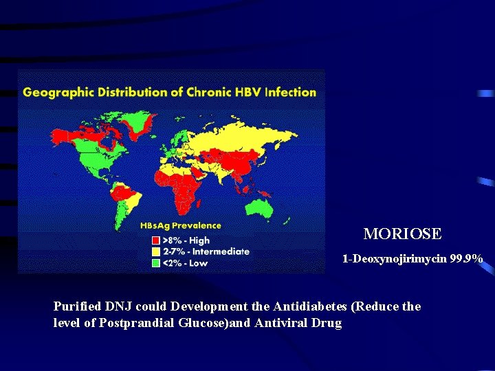 MORIOSE 1 -Deoxynojirimycin 99. 9% Purified DNJ could Development the Antidiabetes (Reduce the level