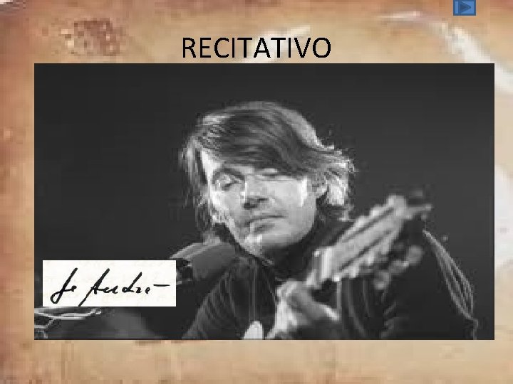 RECITATIVO • Concludiamo questo omaggio con “Recitativo” dove De Andrè esprime la denuncia –