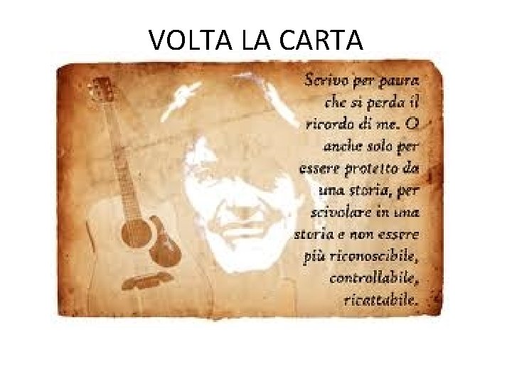 VOLTA LA CARTA 