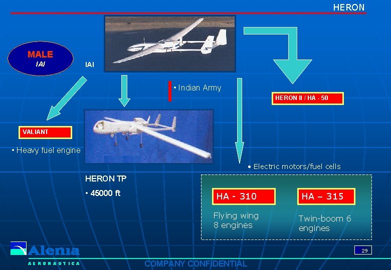 HERON MALE IAI • Indian Army HERON II / HA - 50 VALIANT •