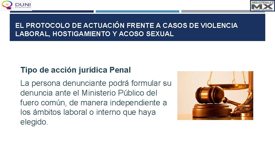 EL PROTOCOLO DE ACTUACIÓN FRENTE A CASOS DE VIOLENCIA LABORAL, HOSTIGAMIENTO Y ACOSO SEXUAL