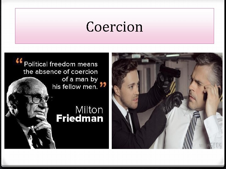 Coercion 