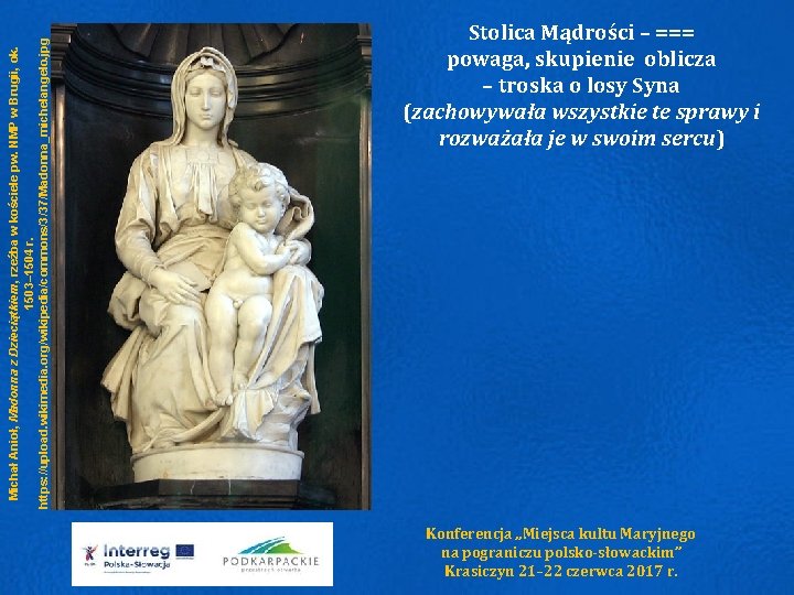 Michał Anioł, Madonna z Dzieciątkiem, rzeźba w kościele pw. NMP w Brugii, ok. 1503–