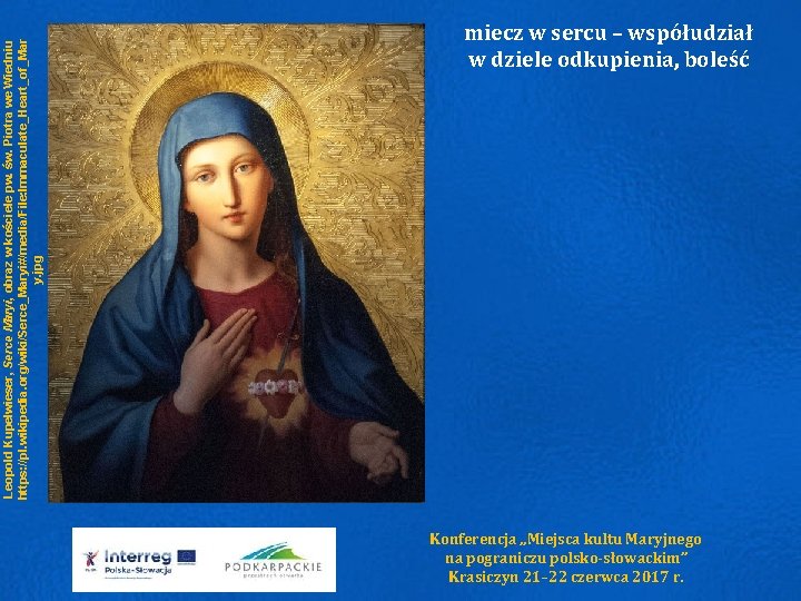 Leopold Kupelwieser, Serce Maryi, obraz w kościele pw. św. Piotra we Wiedniu https: //pl.