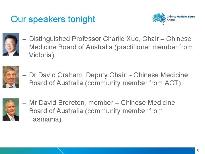 RMIT Classification: Trusted Our speakers tonight – Distinguished Professor Charlie Xue, Chair – Chinese