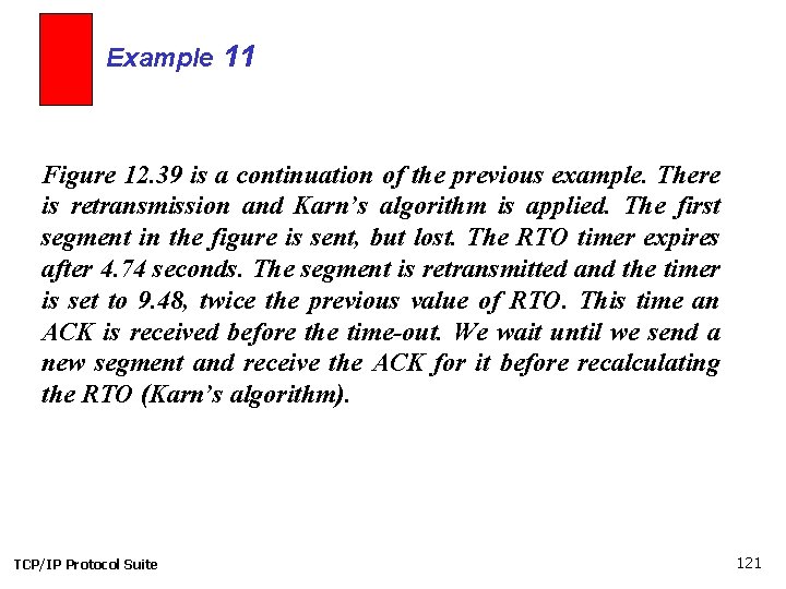 Example 11 Figure 12. 39 is a continuation of the previous example. There is