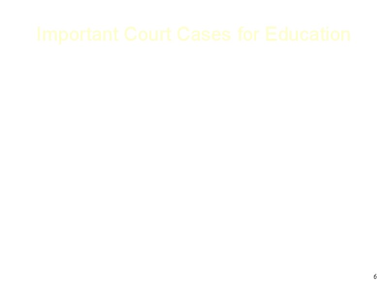 Important Court Cases for Education • Board of Island Union Free School District v.