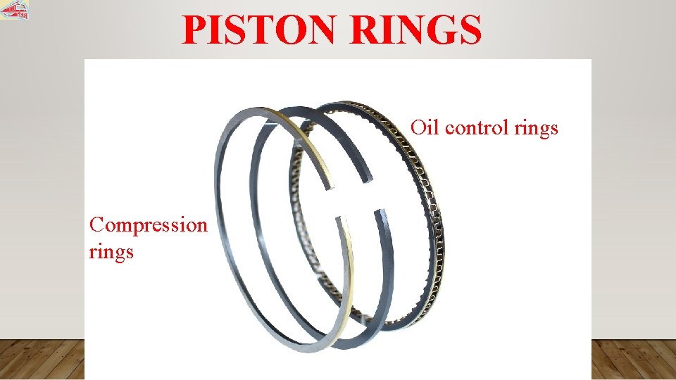 PISTON RINGS Oil control rings Compression rings 