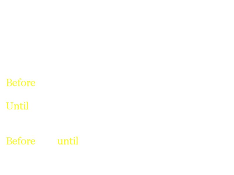 Subordinating conjunctions in dependent clauses Dependent clauses often start with a subordinating conjunction. Before