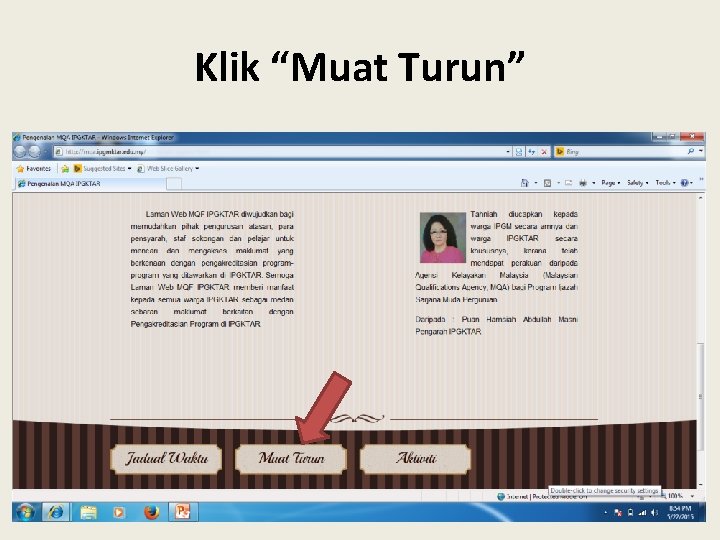 Klik “Muat Turun” 