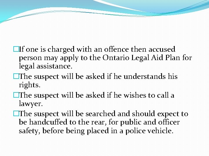 �If one is charged with an offence then accused person may apply to the