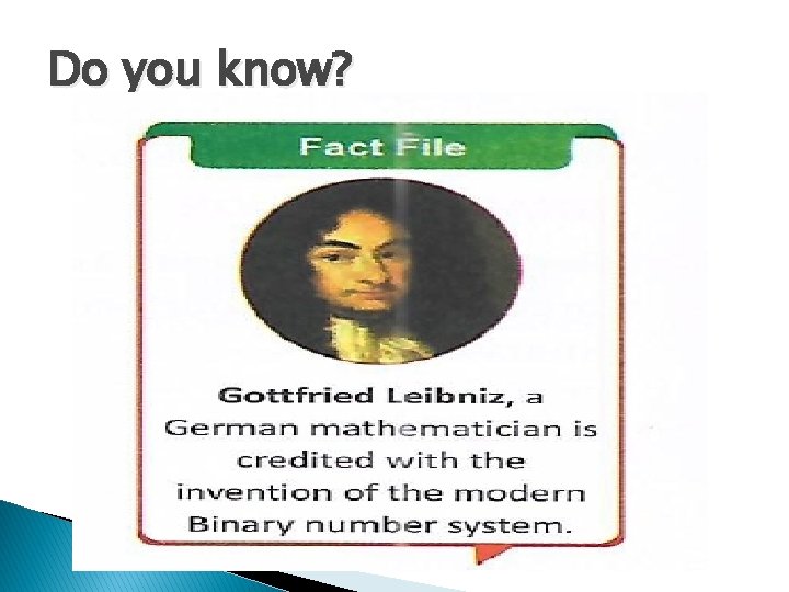 Do you know? 