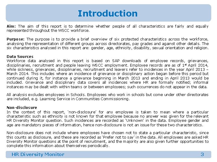 Introduction Aim: The aim of this report is to determine whether people of all