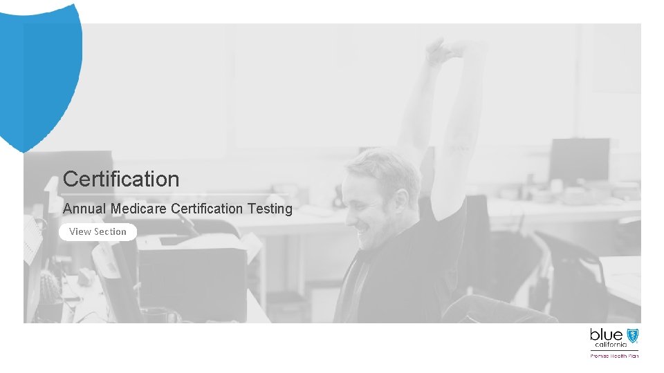 Certification Annual Medicare Certification Testing View Section 