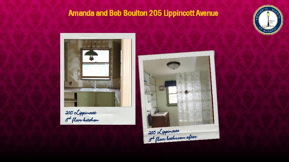 Amanda and Bob Boulton 205 Lippincott Avenue 205 Lippincott 3 rd floor kitchen 205