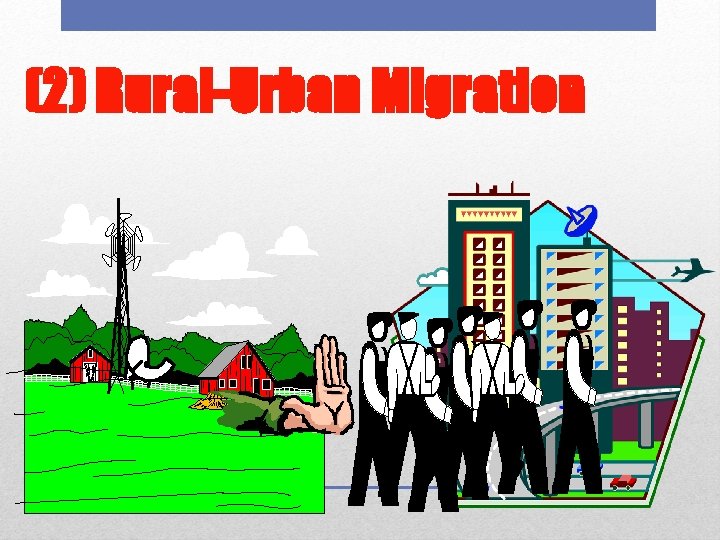 (2) Rural-Urban Migration 