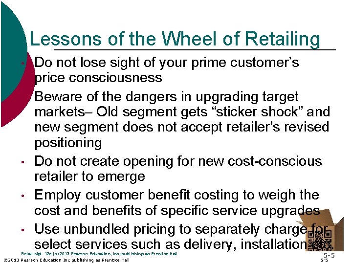 Lessons of the Wheel of Retailing • • • Do not lose sight of