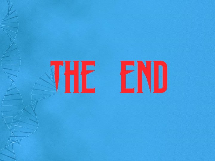 The end 