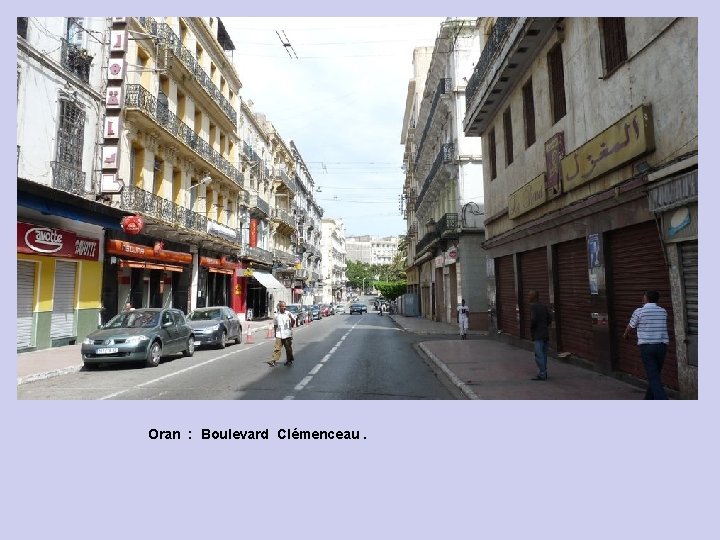 Oran : Boulevard Clémenceau. 