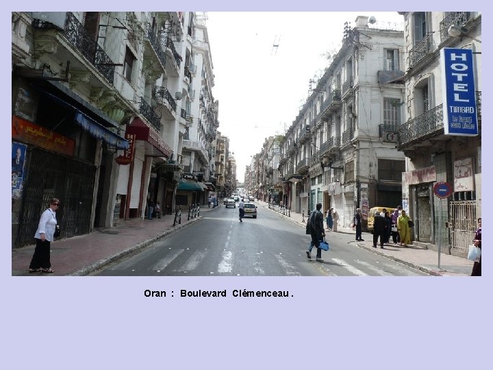 Oran : Boulevard Clémenceau. 