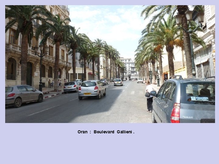 Oran : Boulevard Gallieni. 
