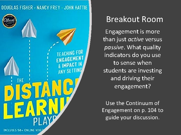 Breakout Room Engagement is more than just active versus passive. What quality indicators do