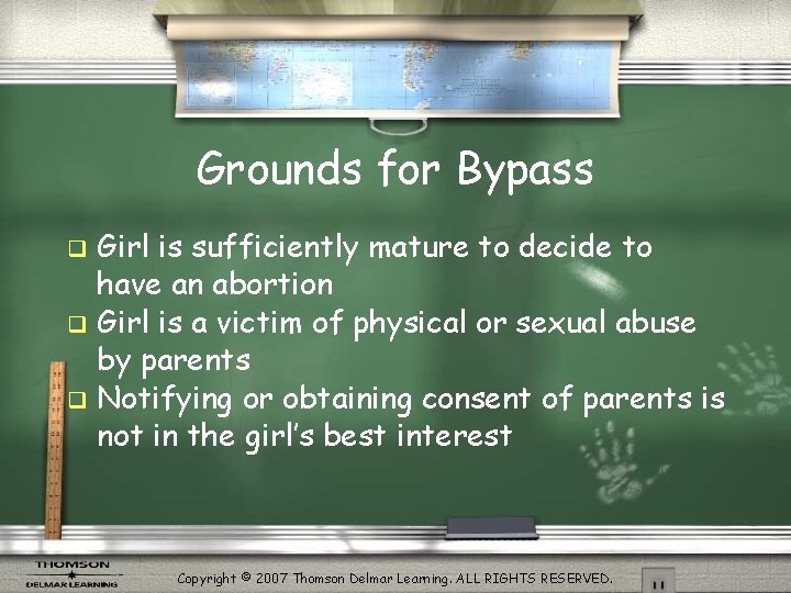 Grounds for Bypass Girl is sufficiently mature to decide to have an abortion q