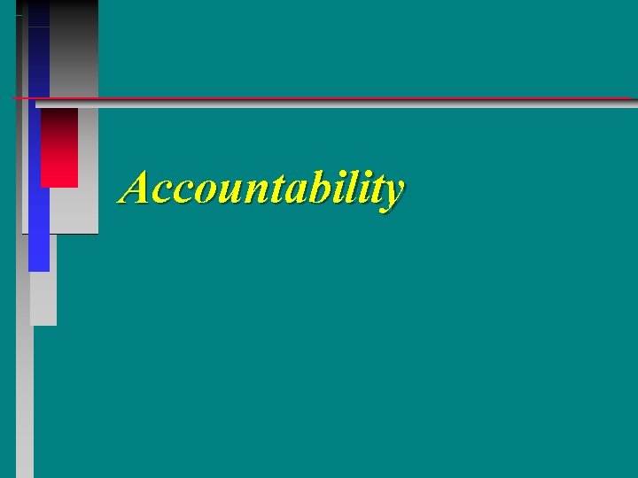 Accountability 