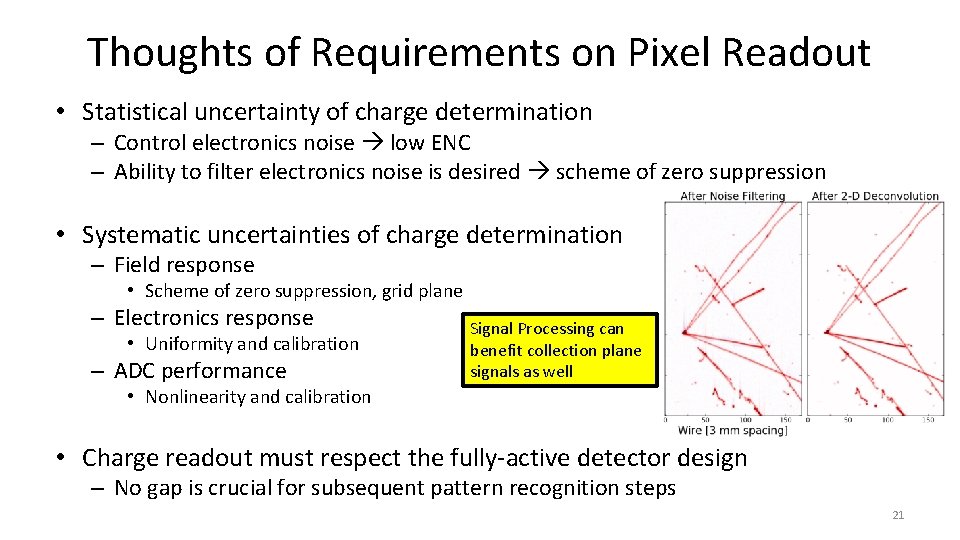 Thoughts of Requirements on Pixel Readout • Statistical uncertainty of charge determination – Control