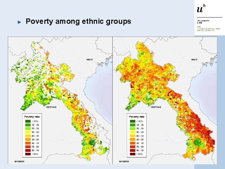 ► Poverty among ethnic groups RESULTS WHO ARE THE POOR? 