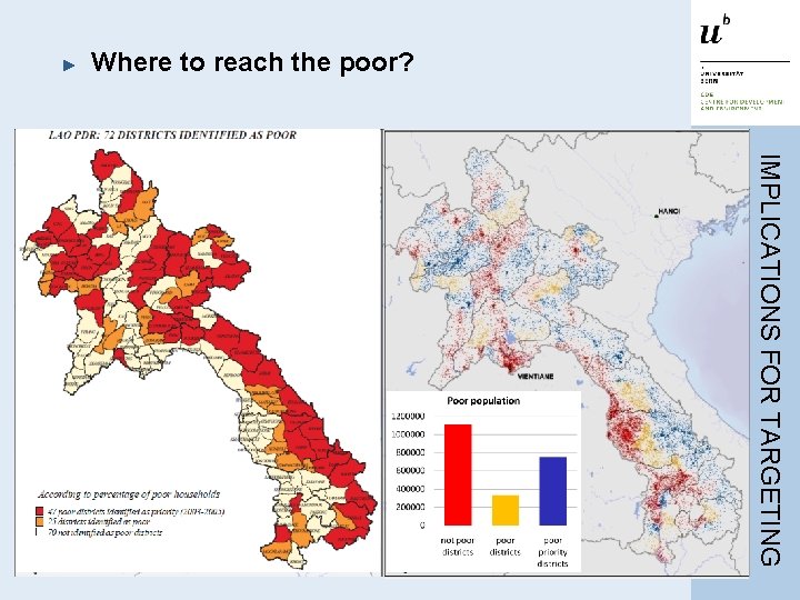 Where to reach the poor? ► IMPLICATIONS FOR TARGETING 