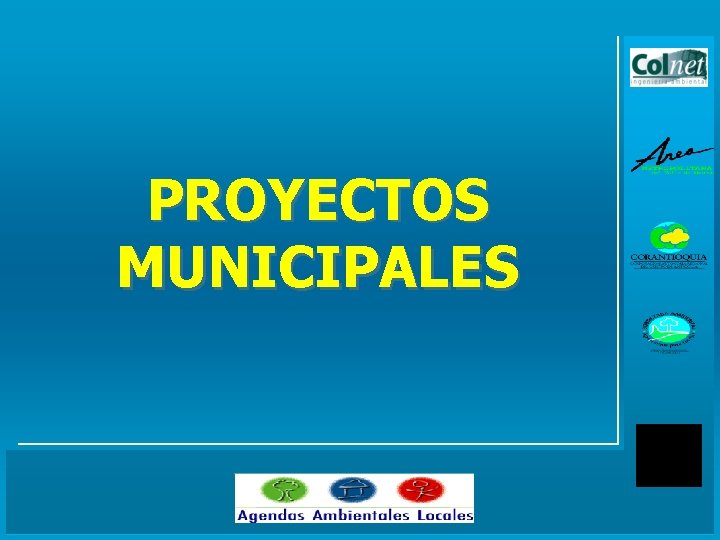 PROYECTOS MUNICIPALES 