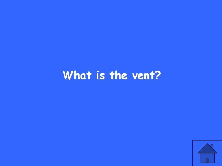 What is the vent? 