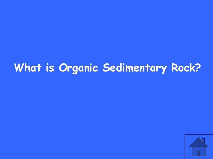 What is Organic Sedimentary Rock? 