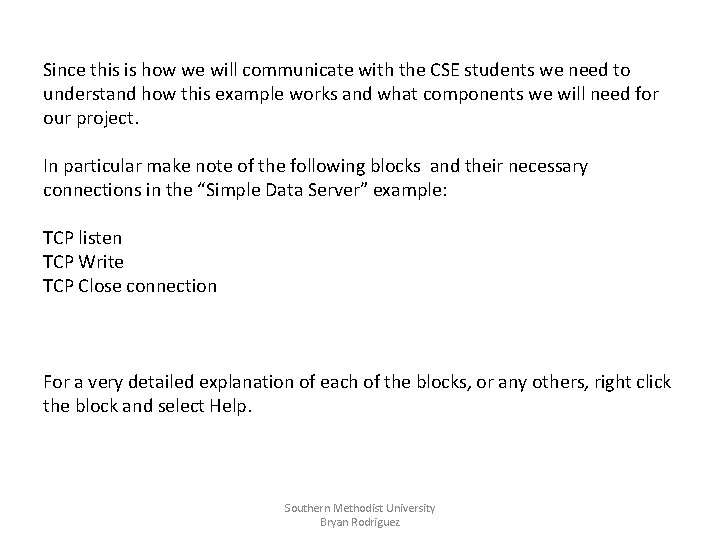 Since this is how we will communicate with the CSE students we need to