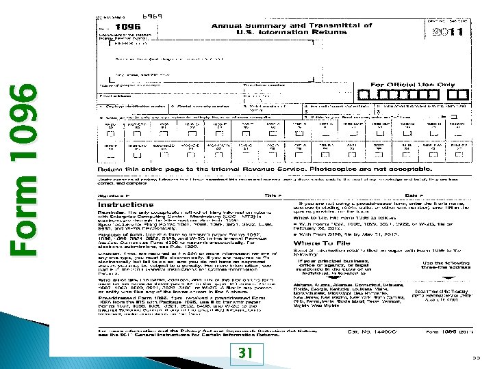 31 55 Form 1096 