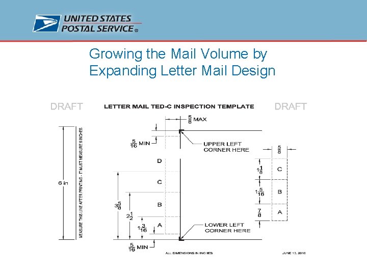 Growing the Mail Volume by Expanding Letter Mail Design 