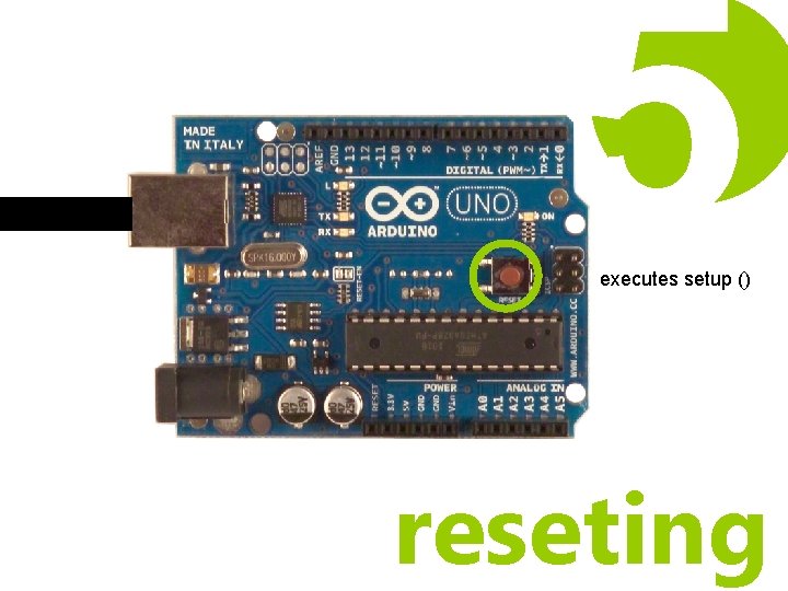 5 executes setup () reseting 5 executes setup () reseting