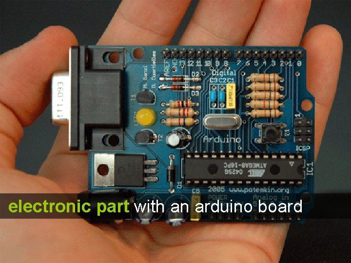 electronic part with an arduino board electronic part with an arduino board