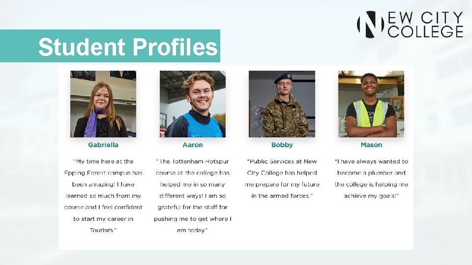 Student Profiles 