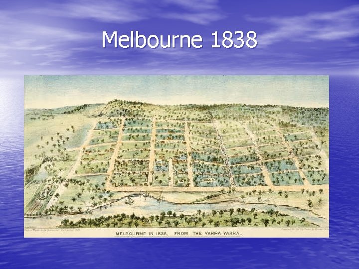 Melbourne 1838 