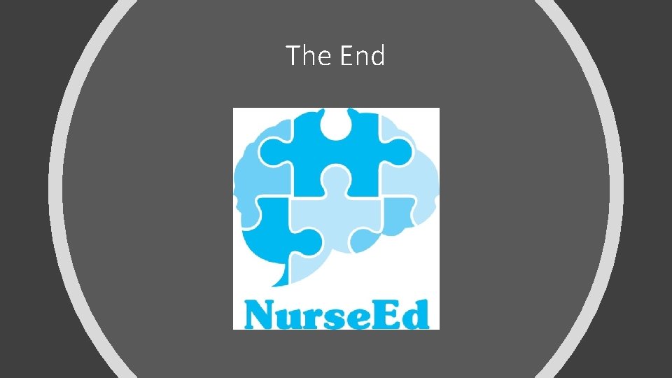 The End The End