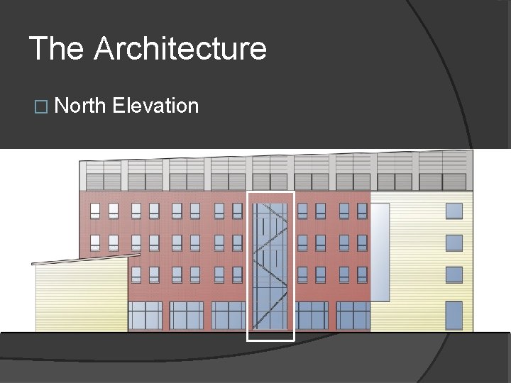 The Architecture � North Elevation 