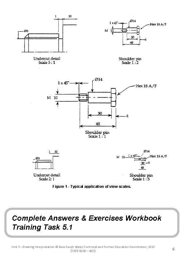 Figure 1 - Typical application of view scales. Complete Answers & Exercises Workbook Training