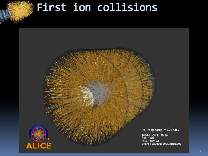 First ion collisions 14 