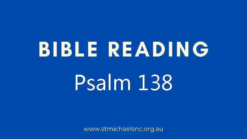 Psalm 138 
