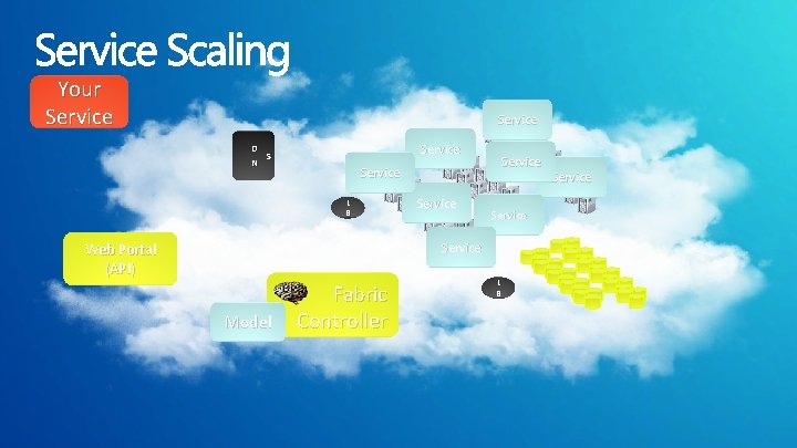 Your Service D S N Service L B Service Web Portal (API) Model Fabric